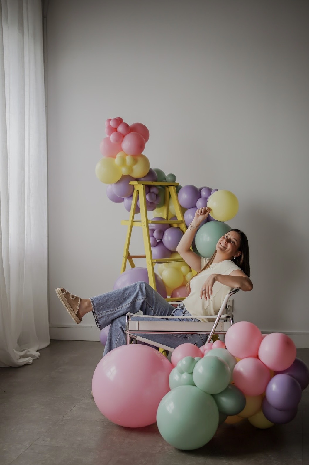 Décoration de ballons élégante